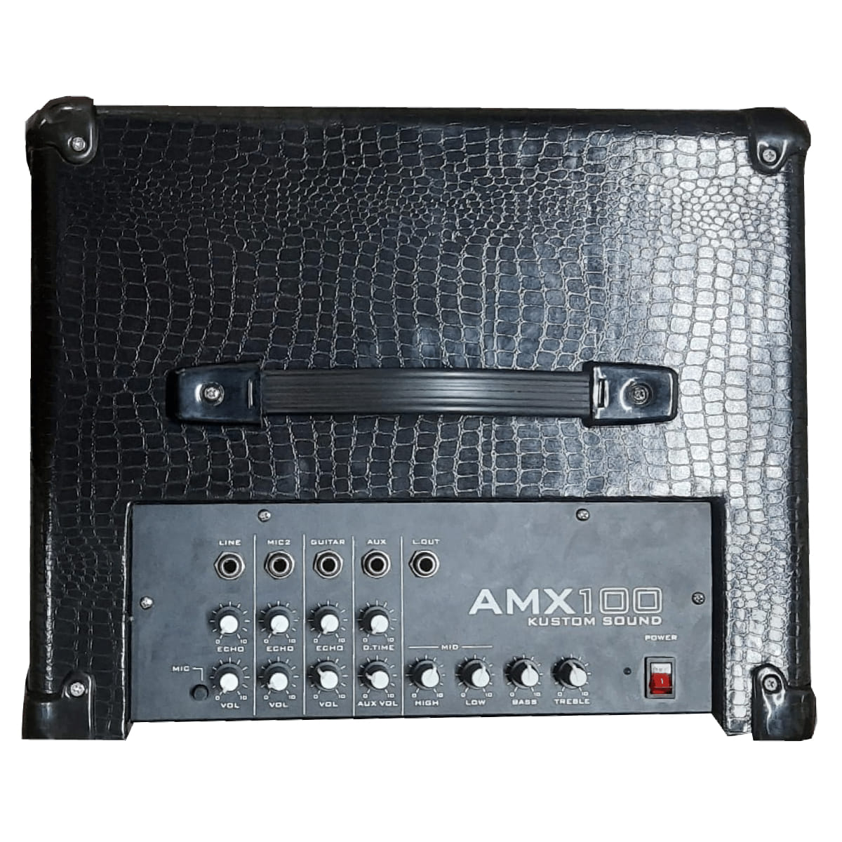 Kustom Sound Amplispeaker AMX 100 – Guitar Amplifier Speaker | Professional Audio | Studio Monitoring | Home Audio