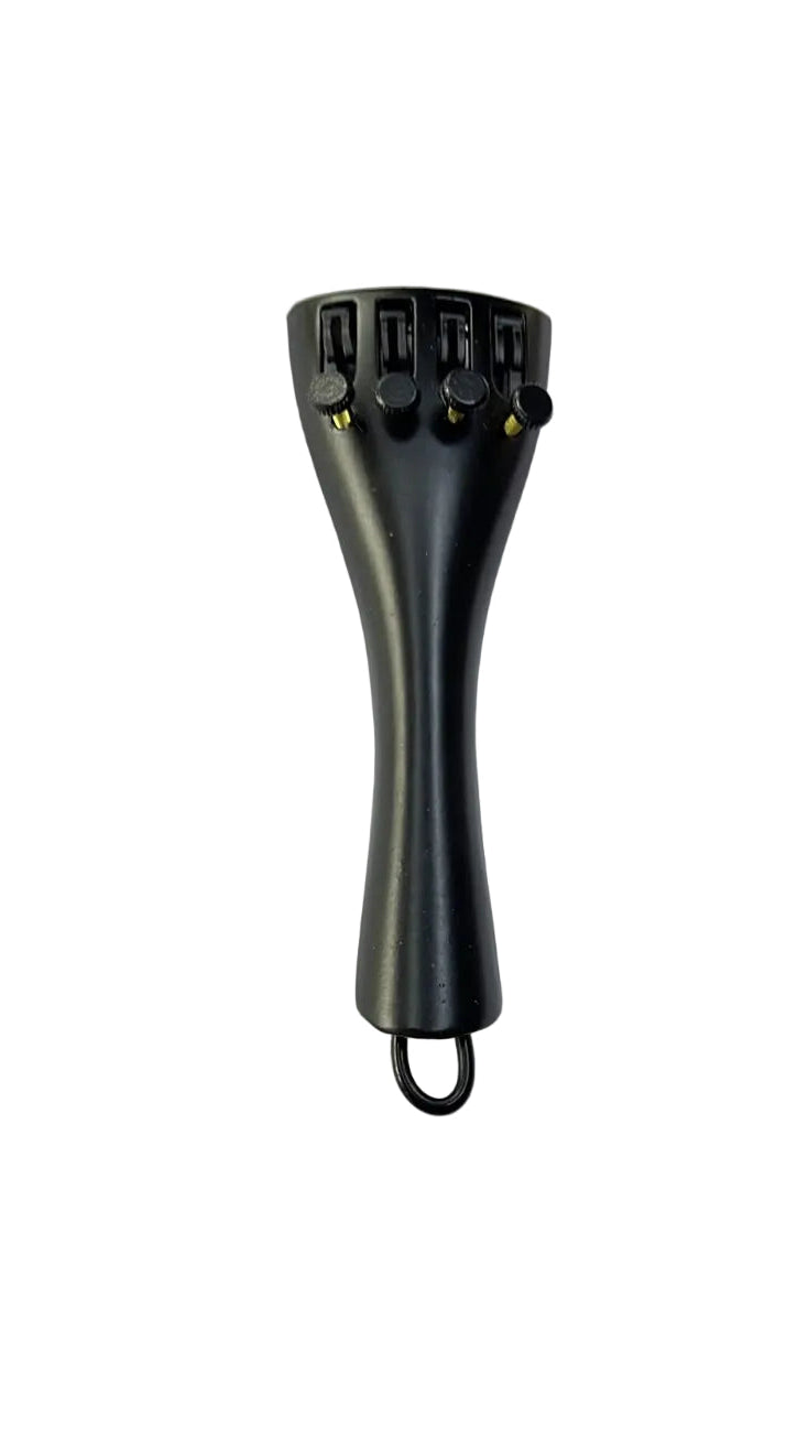 Mars Violin Tailpiece with 4 Fine Tuners – Replacement Tailpiece for 4/4 Violin