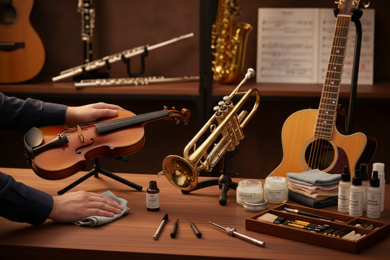 Complete Guide to Musical Instrument Care & Maintenance | Symphonymuzik