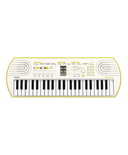 Casio Casiotone Mini SA 80 Keyboard for Kids 44 Mini Size Keys - White