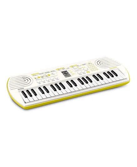 Casio Casiotone Mini SA 80 Keyboard for Kids 44 Mini Size Keys - White