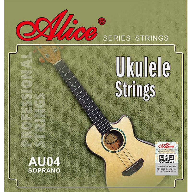 AU04 Ukulele String Set Clear Nylon