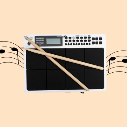 Rockstar PAD20 Pro Electronic Drum Pad - White
