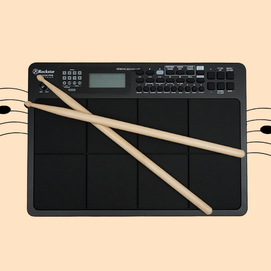 Rockstar PAD20 Pro Advanced Electronic Drum Pad - Black