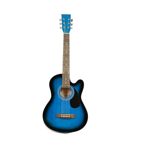 Crusader 36 inch junior Guitar with bag (BLUE)