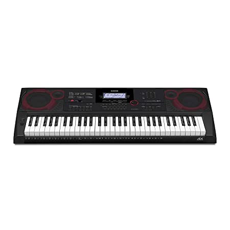 Casio CT-X8000IN 61-Key Portable Keyboard with Piano tones, Black