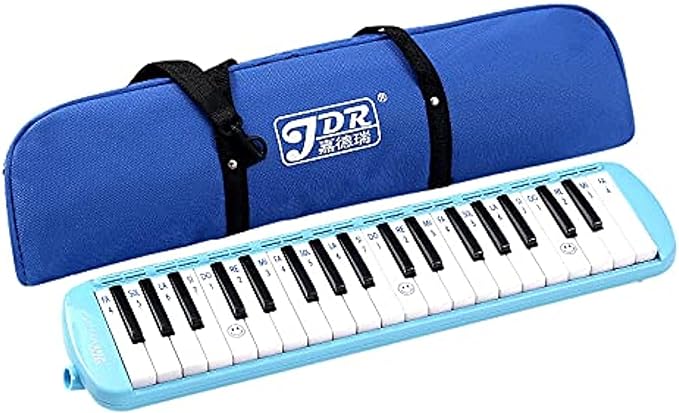 JDR 37 Keys Melodica for Beginners (Blue)