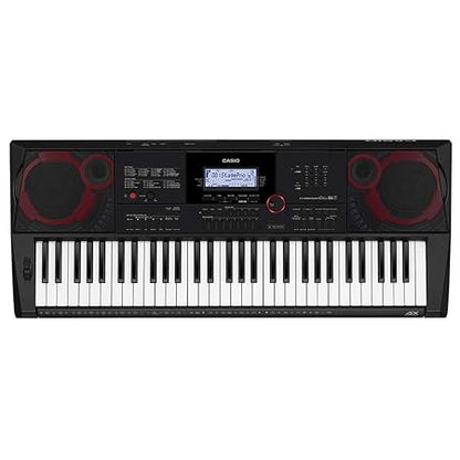 Casio CT-X8000IN 61-Key Portable Keyboard with Piano tones, Black