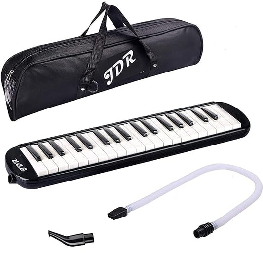 JDR 37 Keys Melodica for Beginners (Black)