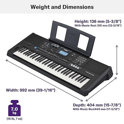 YAMAHA PSR-E473,61 KEYS PORTABLE KEYBOARD