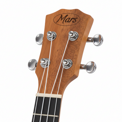 Mars M-UK 24 Natural Handrubbed Finish Wood Body Ukulele