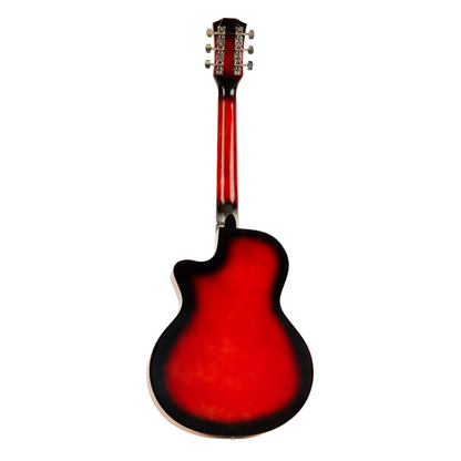 Mars Acoustic Guitar M-38 with Bag (Red)
