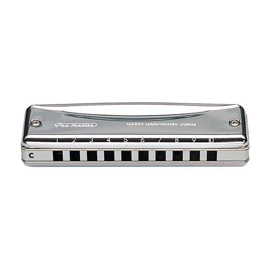 Suzuki Pro Master MR-350 Diatonic Harmonica – 10 Hole, Key of C