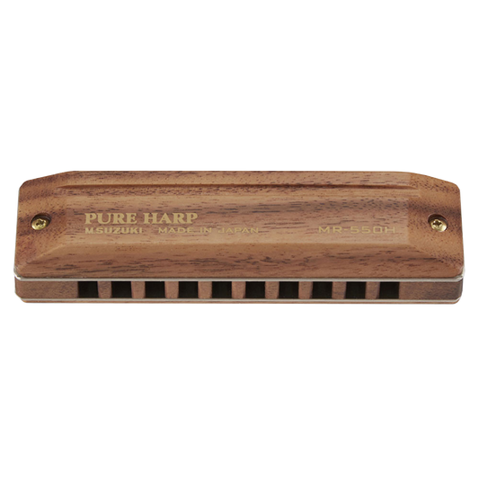 Suzuki Pure Harp MR-550H Diatonic Harmonica – 10 Hole, Key of C