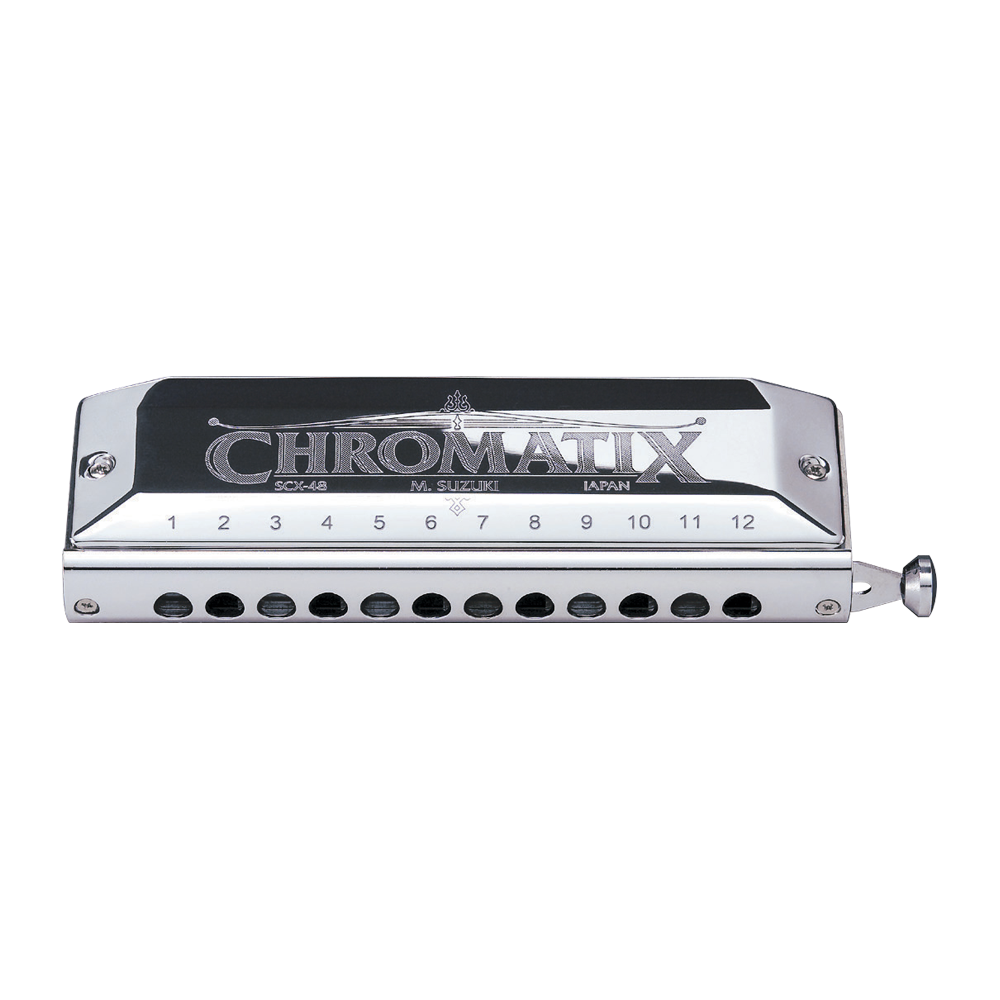 Suzuki SCX-48 Chromatic Harmonica – 12 Hole, 48 Reed, Key of C
