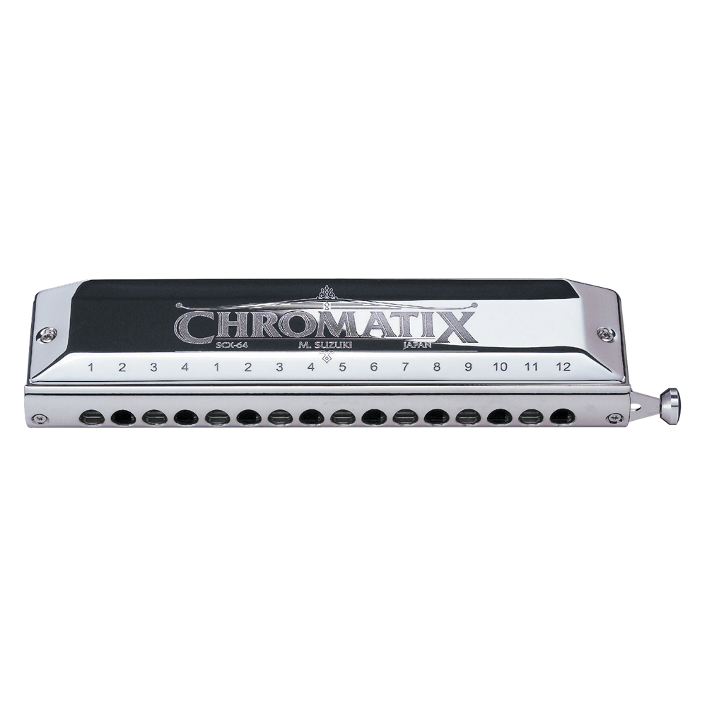 Suzuki SCX64CH Chromatic Harmonica – Reverse Slider, Key of C