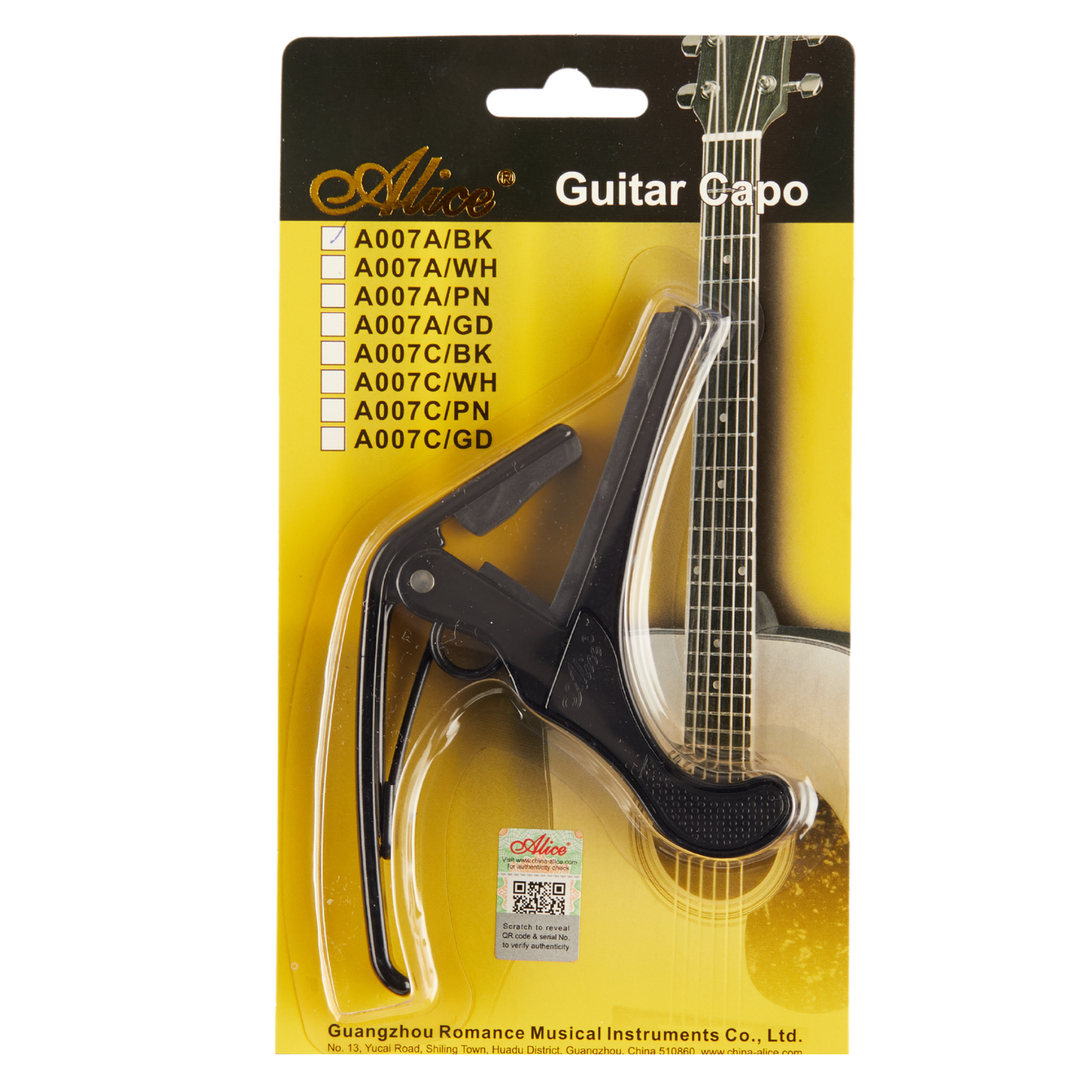 Alice A007A Guitar Capo