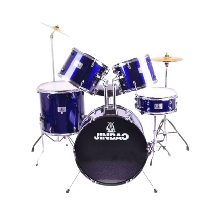 JINBAO (5 PCS) DRUM SET - JBP0702 (WITH CYMPALS & THRONE)