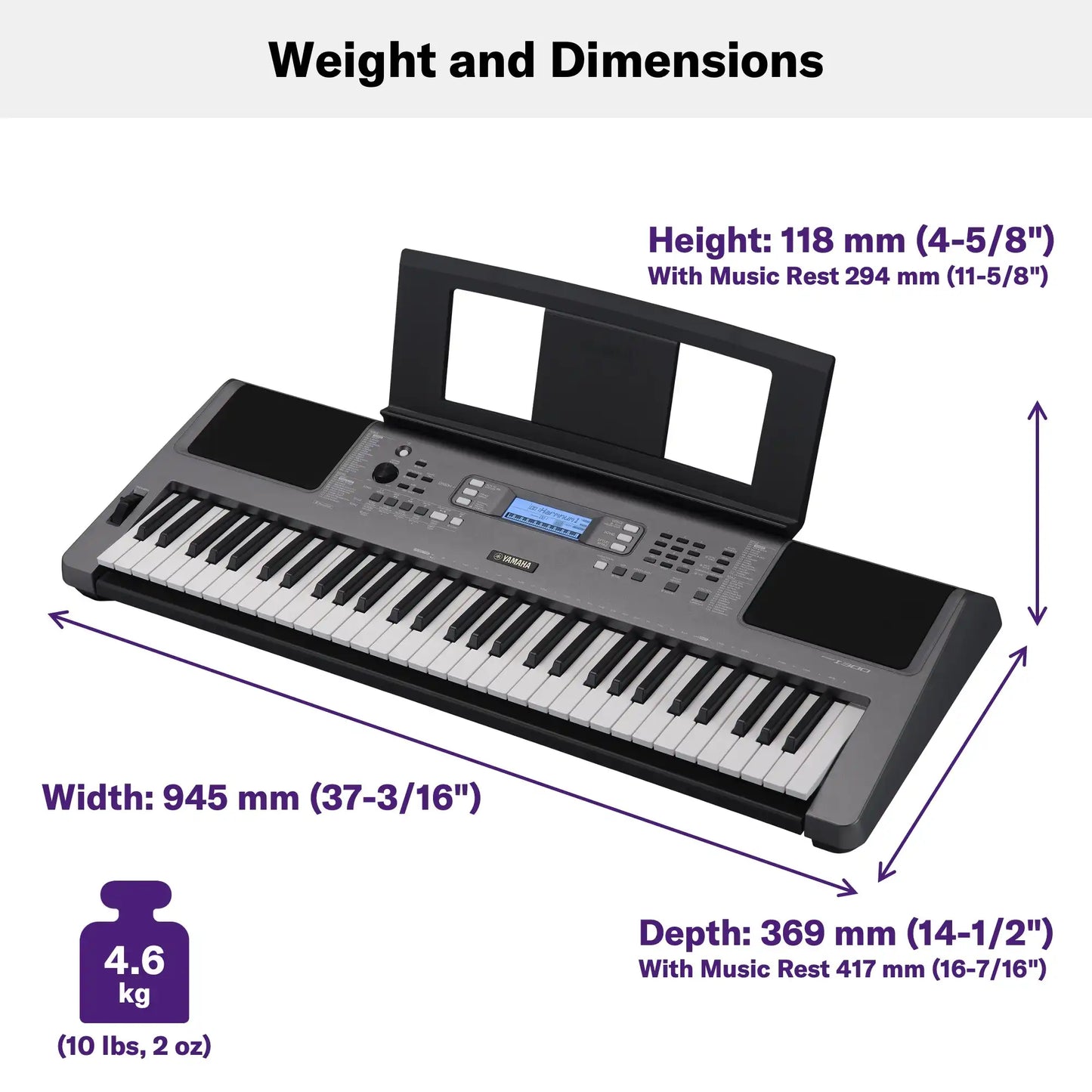 Yamaha PSR-I300 Portable Keyboard 61 Keys | Made in India