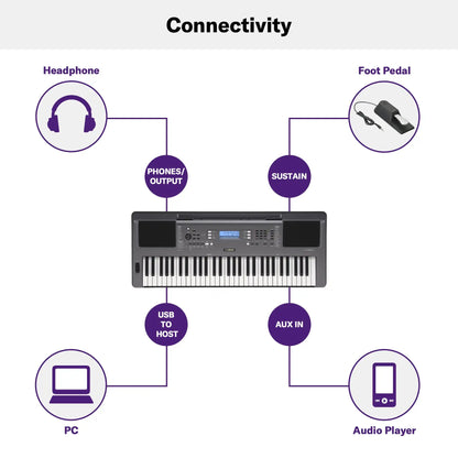 Yamaha PSR-I300 Portable Keyboard 61 Keys | Made in India