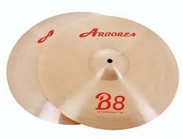 B8 CYMBAL SET 14" HI-HAT & 16" CRASH