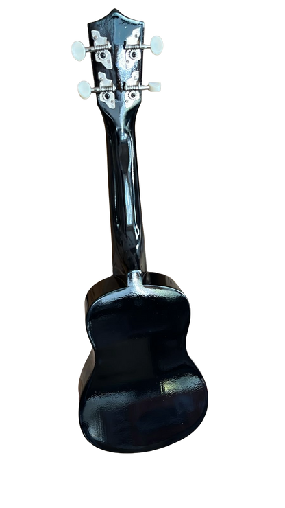 Mars Soprano Ukulele 4 String Black - Beginner to Intermediate Uke