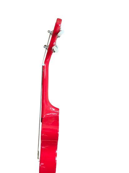 Mars Soprano Ukulele Red 4 String - Beginner to Intermediate Uke