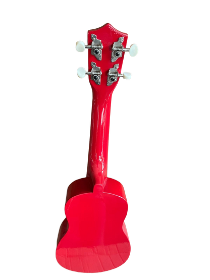 Mars Soprano Ukulele Red 4 String - Beginner to Intermediate Uke
