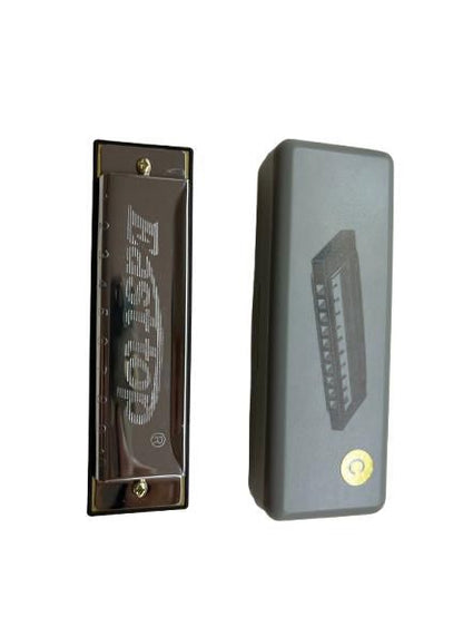 EAST TOP Harmonica With Case | 10 Holes Mouth Organ