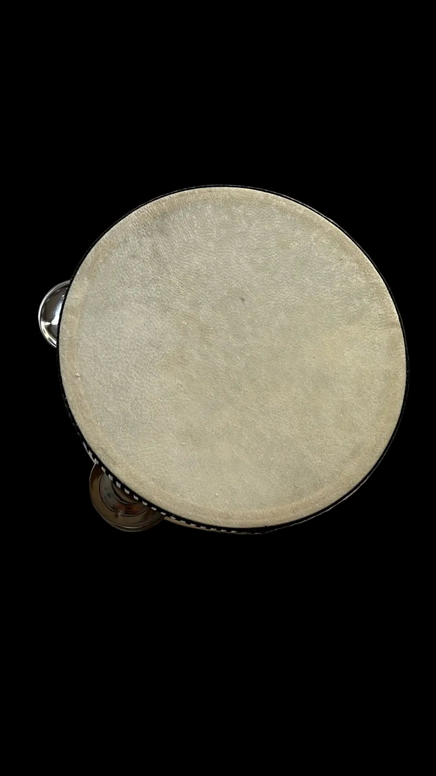 Jinbao 6" Velcro + Goatskin Jingle Set of 4 – Finger Cymbals for Percussion