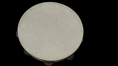 JINBAO 10" Percussion Tambourine | 8 sets of double jingles