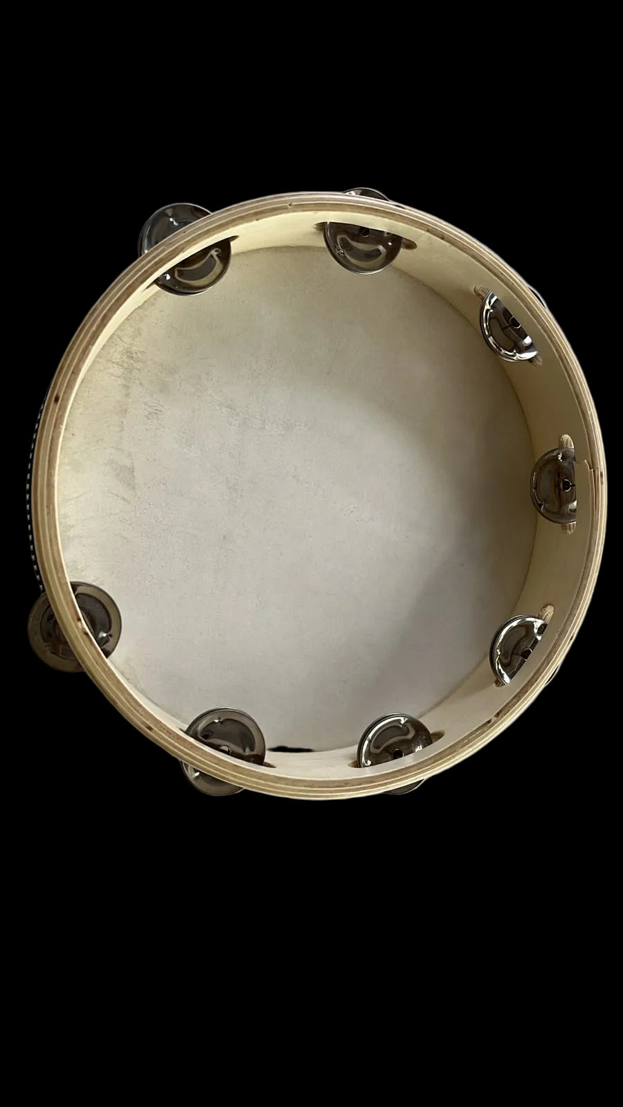 JINBAO 10" Percussion Tambourine | 8 sets of double jingles