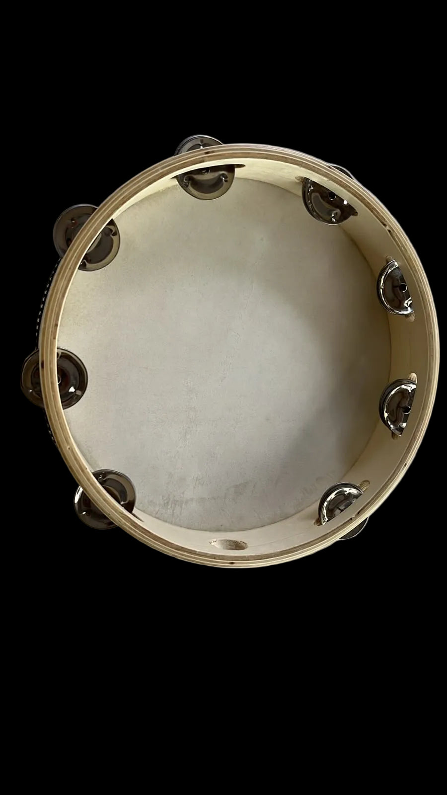 JINBAO 10" Percussion Tambourine | 8 sets of double jingles