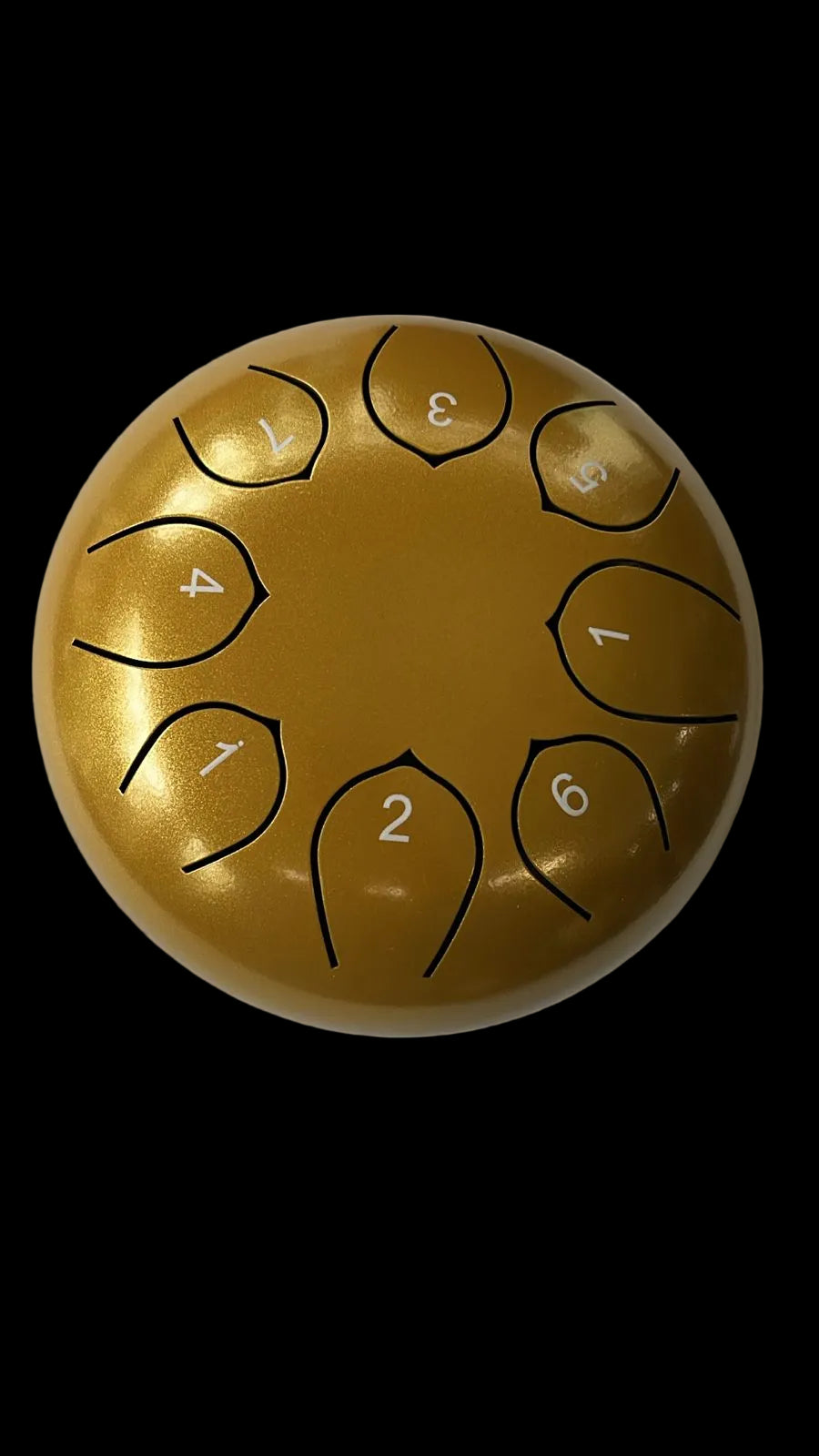 KLG6-8 Tongue Drum Golden – 8 Notes Steel Percussion Instrument