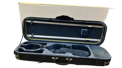 Tristar Oblong Violin Case 4/4 Size – Dual Bow & Accessory Storage