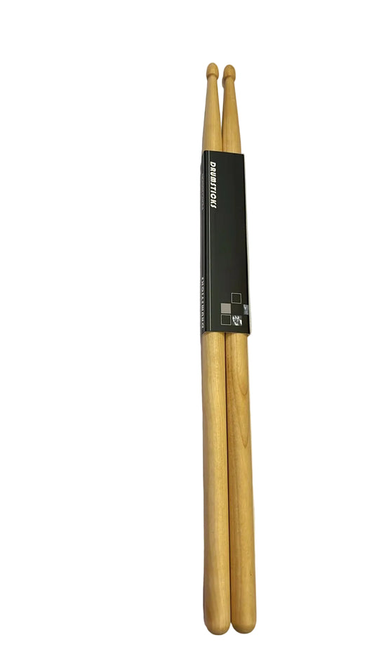 Mars Drumsticks 5A – 1 Pair | Wood Tip Drum Sticks for Beginners & Professionals