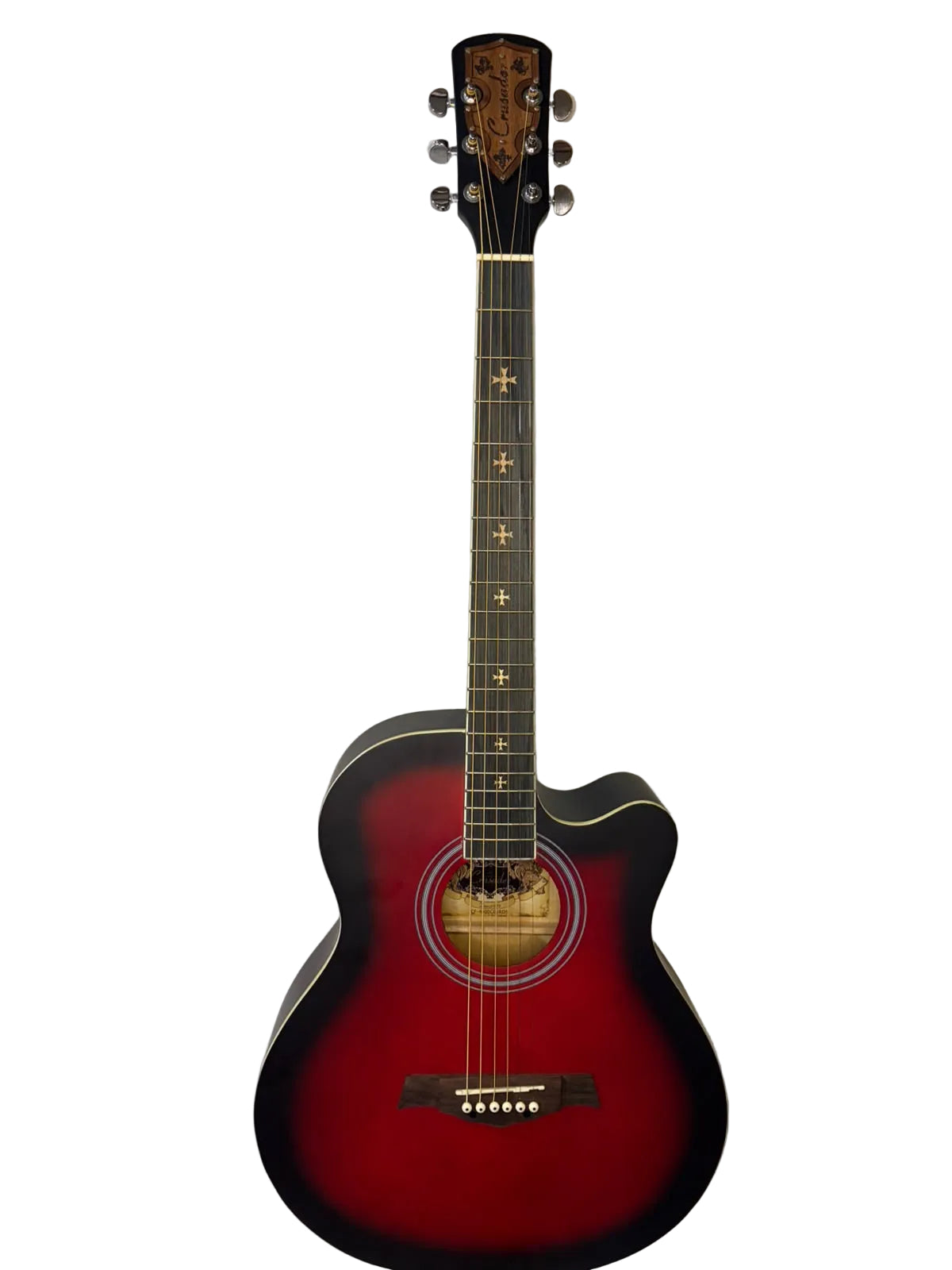 CRUSADER CF-4000 | 40" ACOUSTIC GUITAR - RED