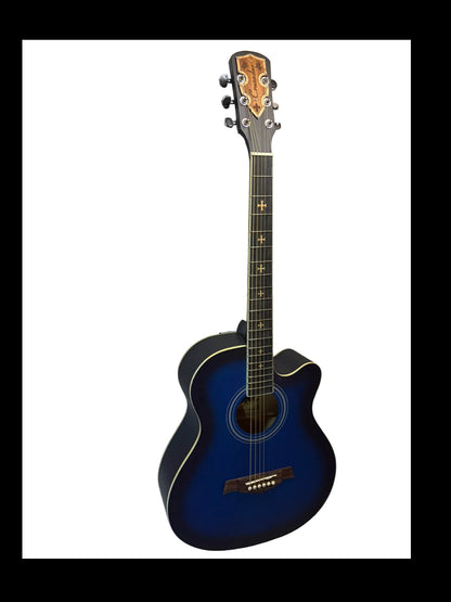 CRUSADER CF-4000 | 40" ACOUSTIC GUITAR - Blue