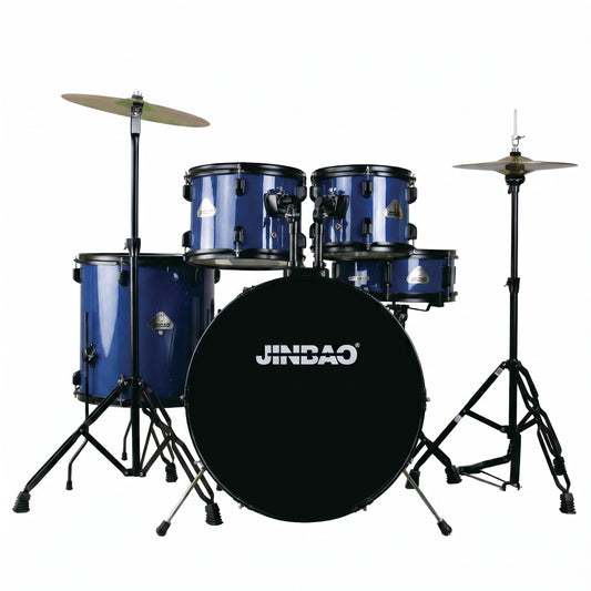 Jinbao JBP2211A Professional Drum Kit - Blue