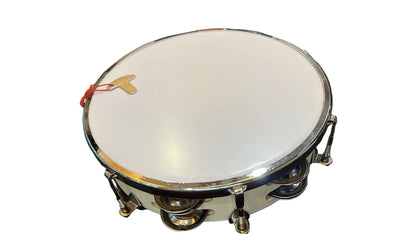 8" Wooden Tambourine with Plastic Skin | Mars Percussion