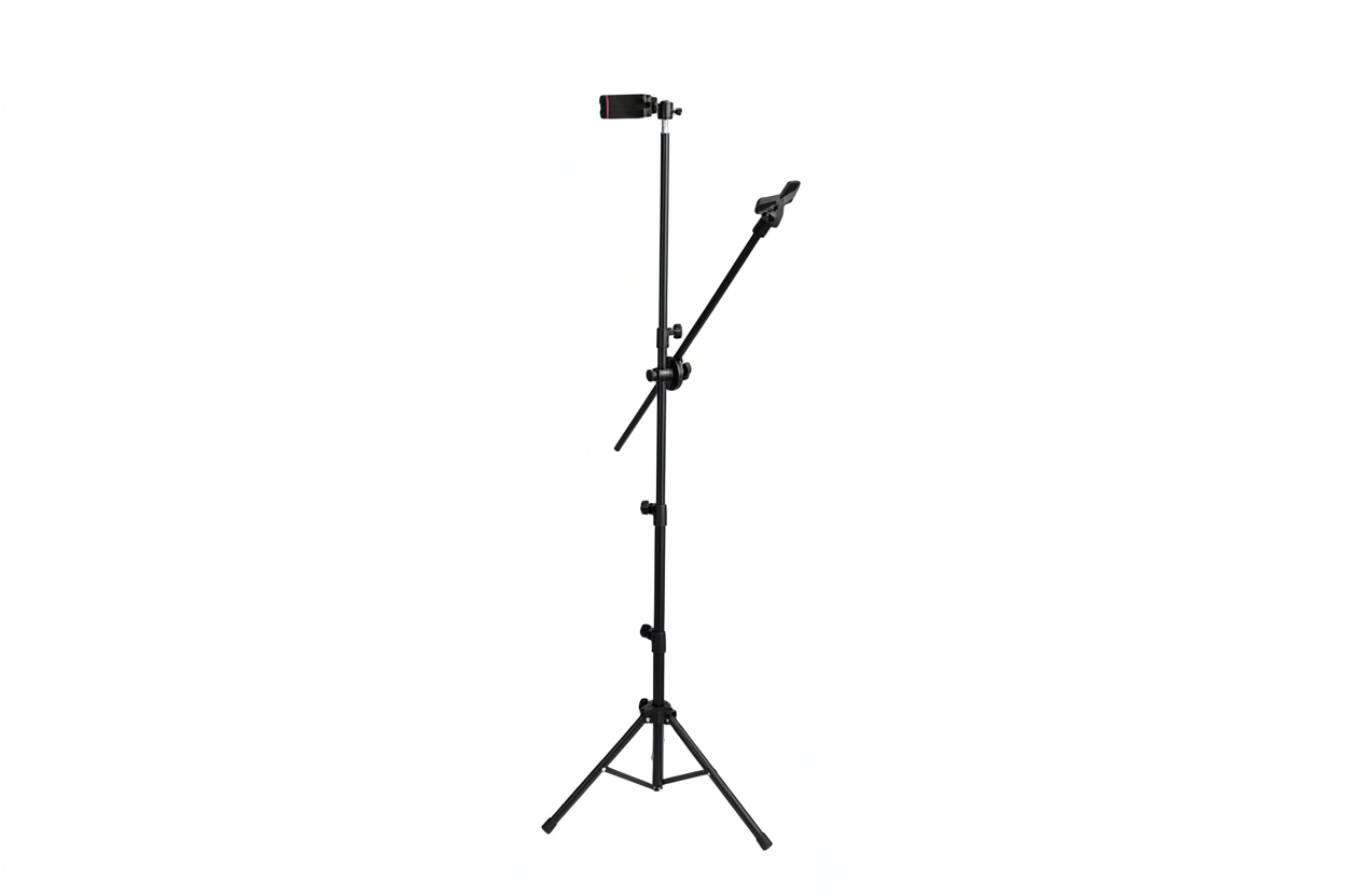 Mars HY-606 Karaoke Stand – Microphone & Mobile Holder Combo