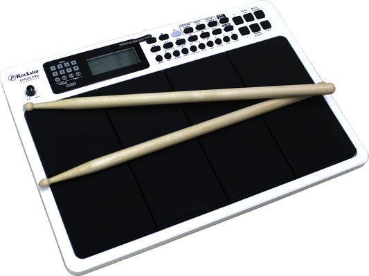 Rockstar PAD20 Pro Advanced Electronic Drum Pad - White